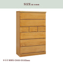 収納チェスト ハイチェスト 桐 ウレタン樹脂塗装 箱組ロッキング 長引き出しフルオープンレール付き 垣板１５ｍｍ 底板１２ｍｍ 二色 ダークブラウン ナチュラル シンプル シンプルデザイン 90ハイチェスト Chad【大型商品】