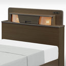 ベッド 寝具 シングルベッド シングル 引き出し付きベッド 収納付きベッド フロアライト付きベッド コンセント付きベッド ベッドフレーム  ブラウン ホワイト ダークブラウン ナチュラル おしゃれ 組み換えベッド【大型商品】