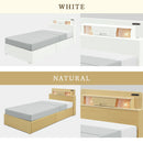 ベッド 寝具 シングルベッド シングル 引き出し付きベッド 収納付きベッド フロアライト付きベッド コンセント付きベッド ベッドフレーム  ブラウン ホワイト ダークブラウン ナチュラル おしゃれ 組み換えベッド【大型商品】