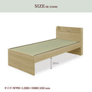 イ草畳ベッド ラリー ベッド シングルベッド LEDライト付 コンセント付 幅99 和風 Sベッド KaguBuy【大型商品】