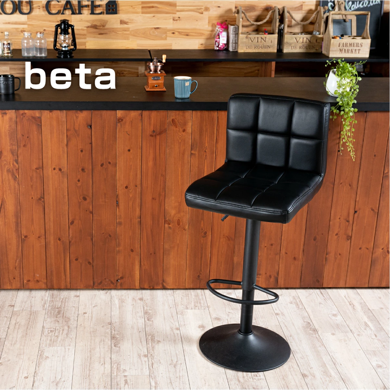 PVCレザーバーチェア<ベータ> カウンターチェア 椅子 イス いす