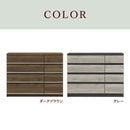 KaguBuy ディリ チェスト タンス収納チェスト ローチェスト スライドレール付 幅120 4段