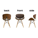 ピトー ダイニングチェア 背もたれ付き イームズチェア おしゃれ カフェ風 チェア シェルチェア イームズチェア PU 木製