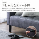 KaguBuy デッゼ ソファ 2.5人掛け レザーファブリック ヴィンテージ ソファー ローソファ 2人掛け 2.5P 2P 2人用 レトロ レザー調【大型商品】