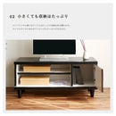 幅９０テレビボード〈ラハム〉 ロータイプ テレビ台 プリント化粧合板 ハイグロスシート タッピング 脚高100mm シンプル 安い オシャレ 丈夫 可愛い 計９色 90TVボード Lahamu【大型商品】