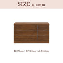 KaguBuy ラメル 幅120 国産 ローチェスト 3段 120cm 木製タンス 箪笥 整理たんす 完成品