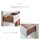 KaguBuy ラメル タンス チェスト 5段 ハイチェスト 木製タンス 箪笥 80 整理たんす 完成品 北欧 日本製 整理ダンス 衣類収納 国産 ブラウン ナチュラル 木製