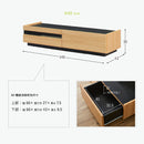 KaguBuy ロノス テレビ台 140cm 国産 テレビボード パソコン台 テレビラック 収納 収納棚 TV台 TVボード AVボード 日本製 テレワーク 在宅 完成品 新生活 大川家具