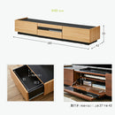 KaguBuy ロノス テレビ台 180cm 国産 テレビボード パソコン台 テレビラック 収納 収納棚 TV台 TVボード AVボード 日本製 テレワーク 在宅 完成品 新生活 大川家具