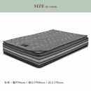 マットレス シングル ベッドマット ベットマット ポケットコイルマットレス 高密度ウレタン 体圧分散マットレス マット 敷布団 ベッド用 寝具 コイル数450個 厚さ28cm ベッド用マットレス Sherry セリー Silver【大型商品】